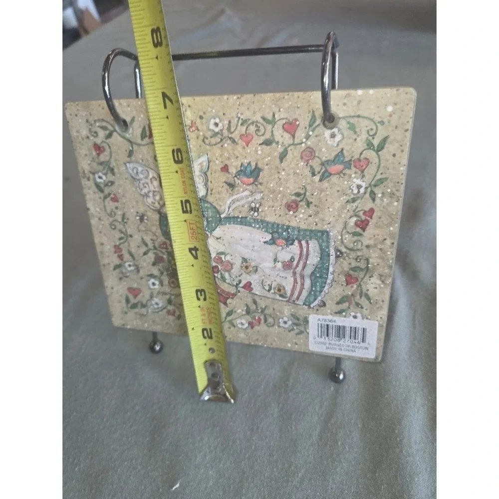 Burnes of Boston Angel Flip Photo Album Desk Display A78384 Vintage Style